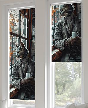 Рулонная штора «Анзара - 519 - ширина 47 см» | фото 3