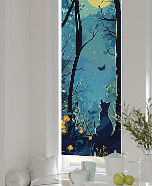 Рулонная штора «Анзара - 521 - ширина 47 см»