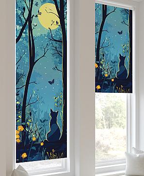 Рулонная штора «Анзара - 521 - ширина 47 см»