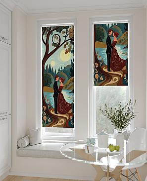 Рулонная штора «Анзара - 526 - ширина 47 см» | фото 2