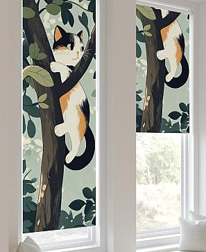 Рулонная штора «Анзара - 533 - ширина 47 см»