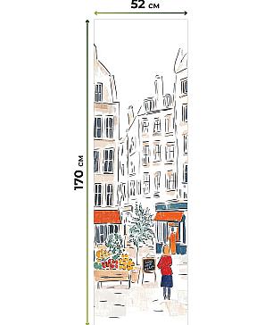 Рулонная штора «Ланетрикс - 452 - ширина 52 см»