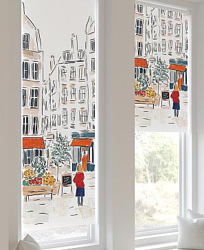 Рулонная штора «Ланетрикс - 452 - ширина 52 см»