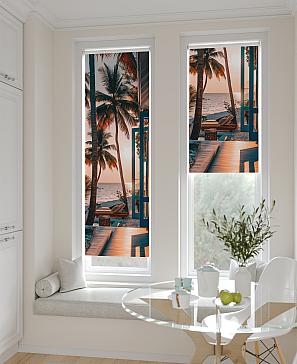 Рулонная штора «Ланетрикс - 453 - ширина 52 см» | фото 2