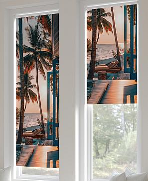 Рулонная штора «Ланетрикс - 453 - ширина 52 см» | фото 3