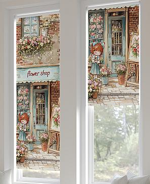 Рулонная штора «Ланетрикс - 462 - ширина 52 см» | фото 3