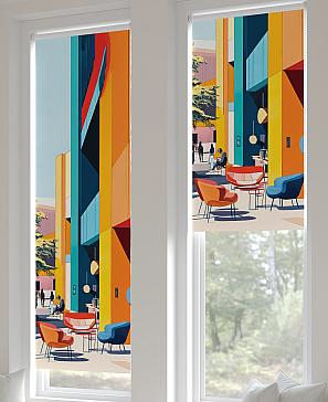 Рулонная штора «Ланетрикс - 464 - ширина 52 см» | фото 3