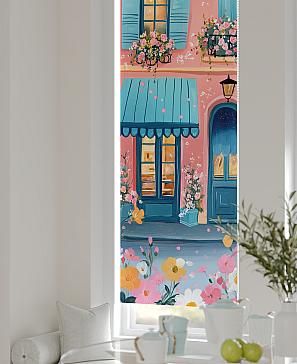 Рулонная штора «Ланетрикс - 465 - ширина 52 см»