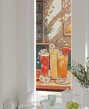 Рулонная штора «Ланетрикс - 468 - ширина 52 см»