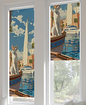 Рулонная штора «Ланетрикс - 487 - ширина 52 см» | фото 3