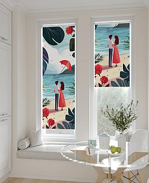 Рулонная штора «Ланетрикс - 493 - ширина 52 см» | фото 2