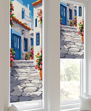 Рулонная штора «Ланетрикс - 497 - ширина 52 см»