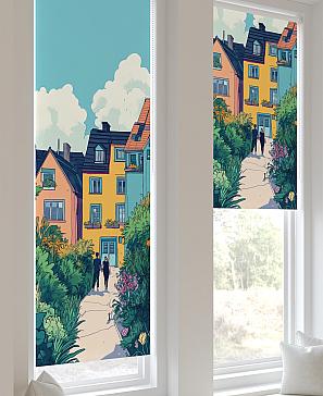 Рулонная штора «Ланетрикс - 505 - ширина 52 см»