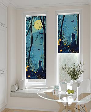 Рулонная штора «Ланетрикс - 521 - ширина 52 см» | фото 2