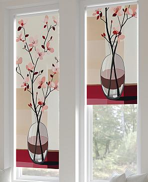 Рулонная штора «Ланетрикс - 541 - ширина 52 см»