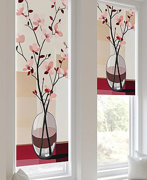 Рулонная штора «Ланетрикс - 541 - ширина 52 см»