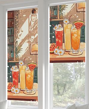 Рулонная штора «Лирстик - 468 - ширина 57 см» | фото 3