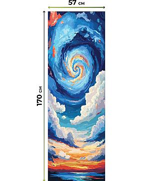 Рулонная штора «Лирстик - 474 - ширина 57 см»