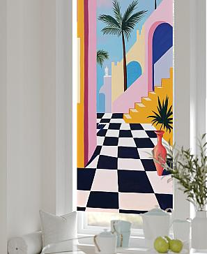 Рулонная штора «Лирстик - 482 - ширина 57 см»