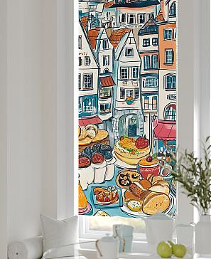 Рулонная штора «Лирстик - 483 - ширина 57 см»