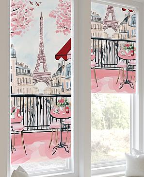 Рулонная штора «Лирстик - 489 - ширина 57 см»