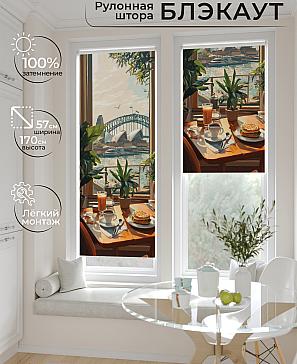 Рулонная штора «Лирстик - 509 - ширина 57 см» | фото