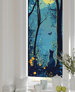 Рулонная штора «Лирстик - 521 - ширина 57 см»