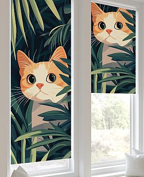 Рулонная штора «Лирстик - 522 - ширина 57 см»