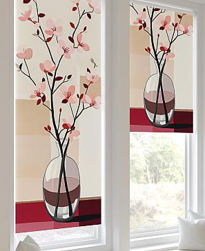 Рулонная штора «Лирстик - 541 - ширина 57 см»