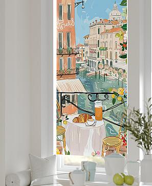 Рулонная штора «Лертонт - 463 - ширина 62 см»