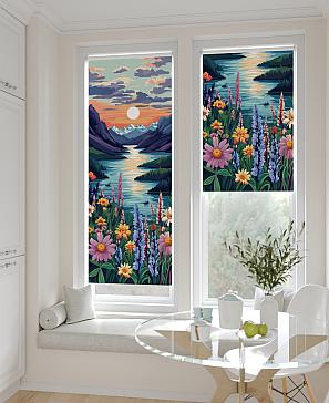 Рулонная штора «Лертонт - 473 - ширина 62 см» | фото 2