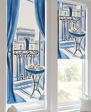 Рулонная штора «Лертонт - 486 - ширина 62 см»