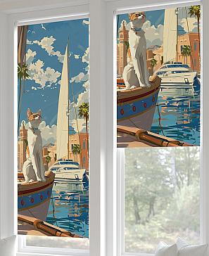 Рулонная штора «Лертонт - 487 - ширина 62 см» | фото 3