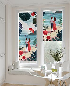 Рулонная штора «Лертонт - 493 - ширина 62 см» | фото 2