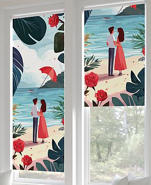 Рулонная штора «Лертонт - 493 - ширина 62 см» | фото 3