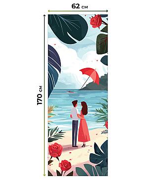 Рулонная штора «Лертонт - 493 - ширина 62 см»