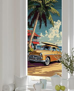 Рулонная штора «Лертонт - 494 - ширина 62 см»