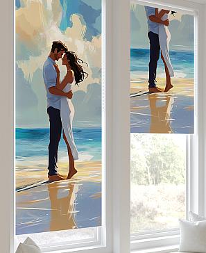 Рулонная штора «Лертонт - 498 - ширина 62 см»