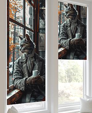 Рулонная штора «Лертонт - 519 - ширина 62 см»