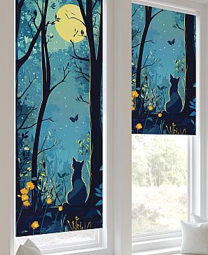 Рулонная штора «Лертонт - 521 - ширина 62 см»