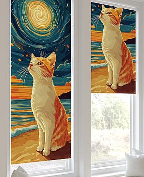 Рулонная штора «Лертонт - 523 - ширина 62 см»