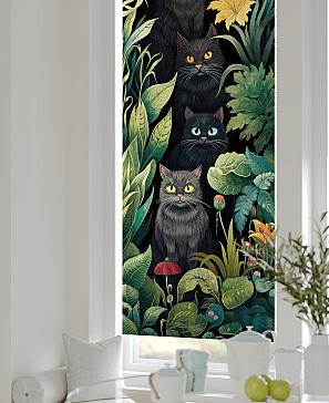 Рулонная штора «Лертонт - 524 - ширина 62 см»