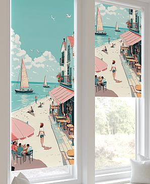 Рулонная штора «Лертонт - 525 - ширина 62 см»