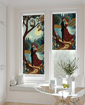 Рулонная штора «Лертонт - 526 - ширина 62 см» | фото 2