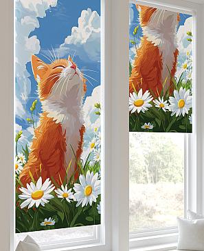 Рулонная штора «Лертонт - 531 - ширина 62 см»