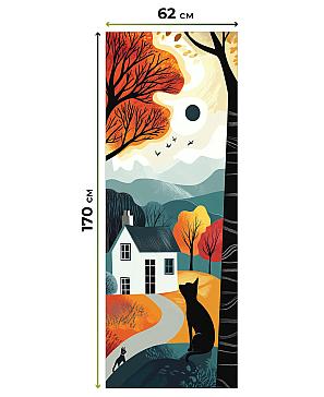 Рулонная штора «Лертонт - 534 - ширина 62 см»