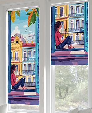 Рулонная штора «Рилварт - 466 - ширина 68 см» | фото 3