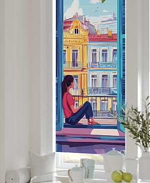 Рулонная штора «Рилварт - 466 - ширина 68 см»