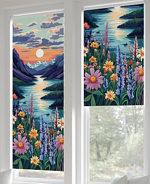 Рулонная штора «Рилварт - 473 - ширина 68 см» | фото 3