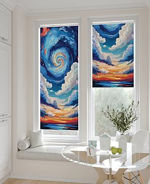 Рулонная штора «Рилварт - 474 - ширина 68 см» | фото 2